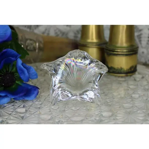 Lansam-Billing Iridescent Blown Glass Lily Bud Vase - Picture 2 of 5